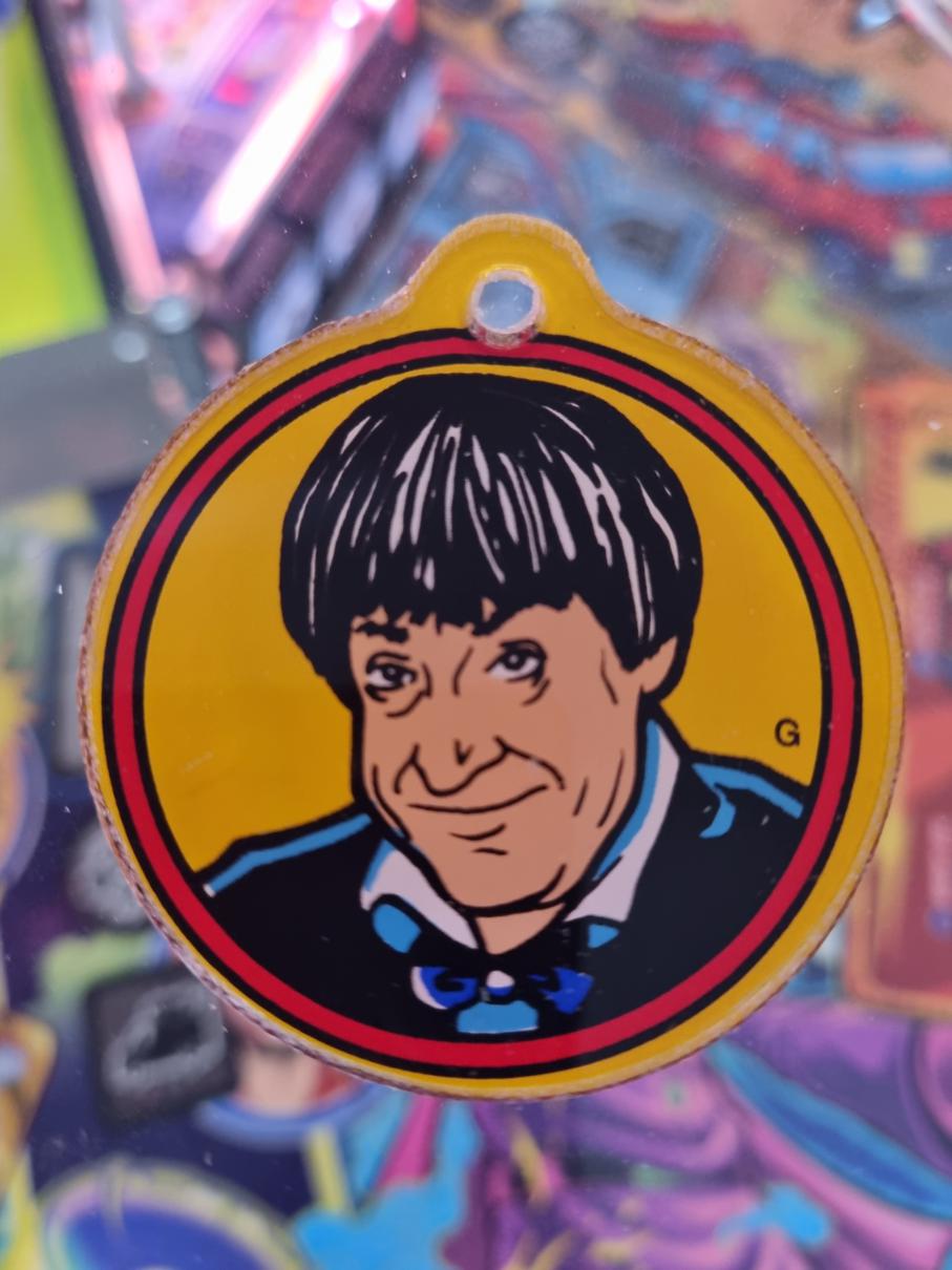 Dr Who Key Tag #2 Patrick Troughton