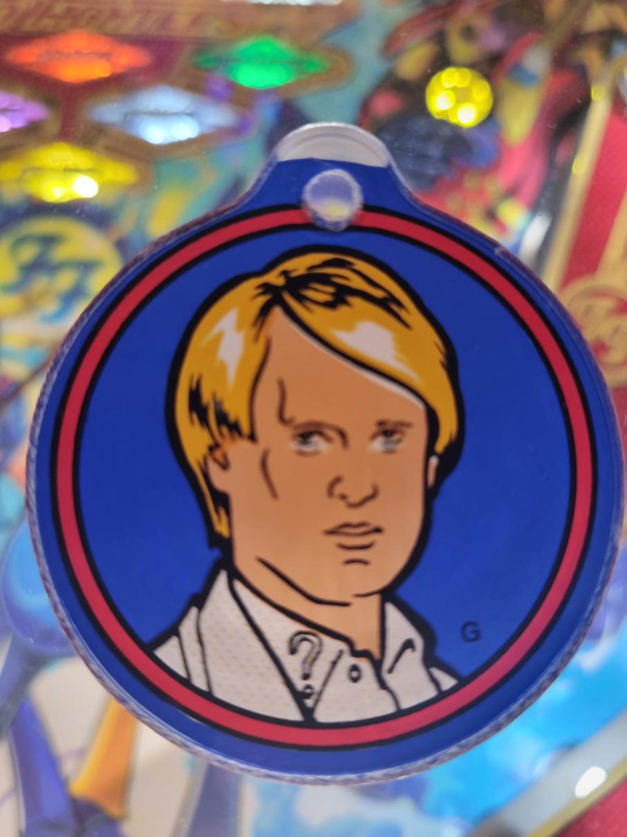 Dr Who Key Tag #5 Peter Davison