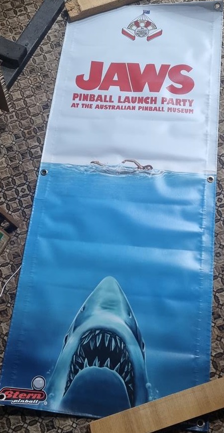 Jaws Launch Party Banner Jaws Launch Party Banner