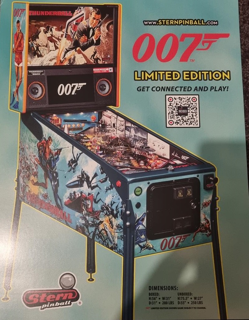 007 James Bond Limited Edition flyer (Stern)