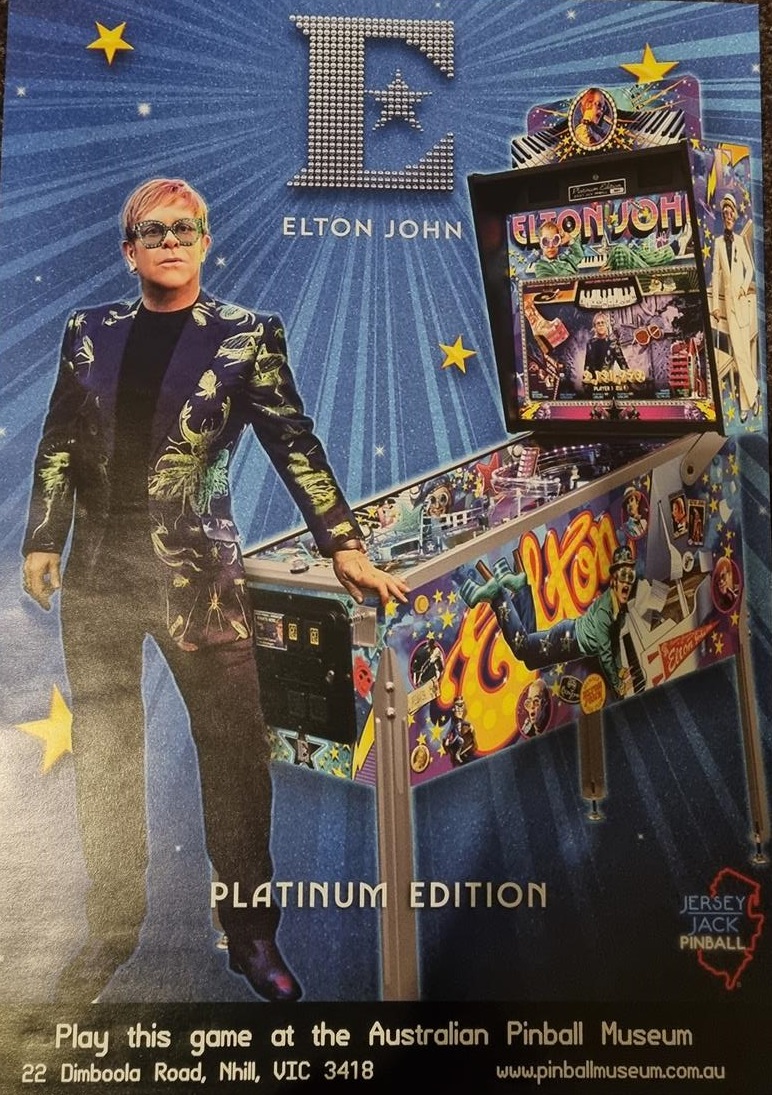 Elton John Platinum Edition APM flyer (JJP)