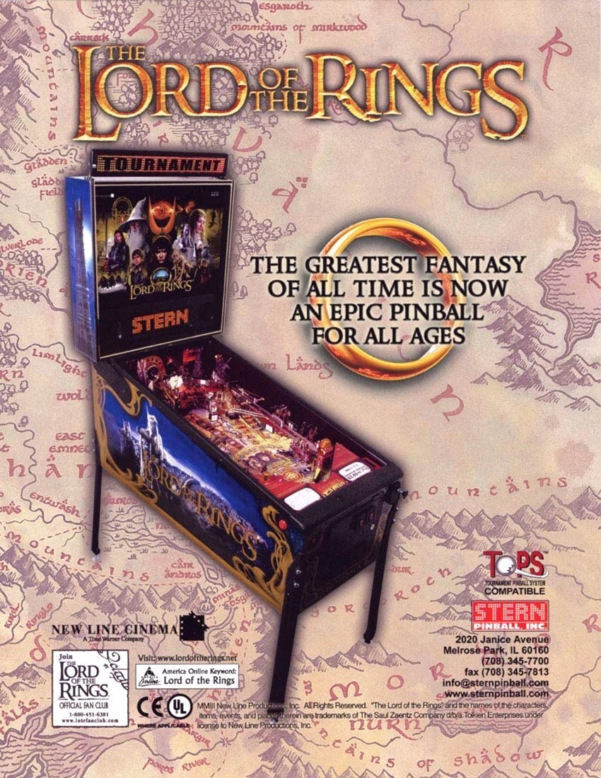 Lord of the Rings Flyer (Stern)