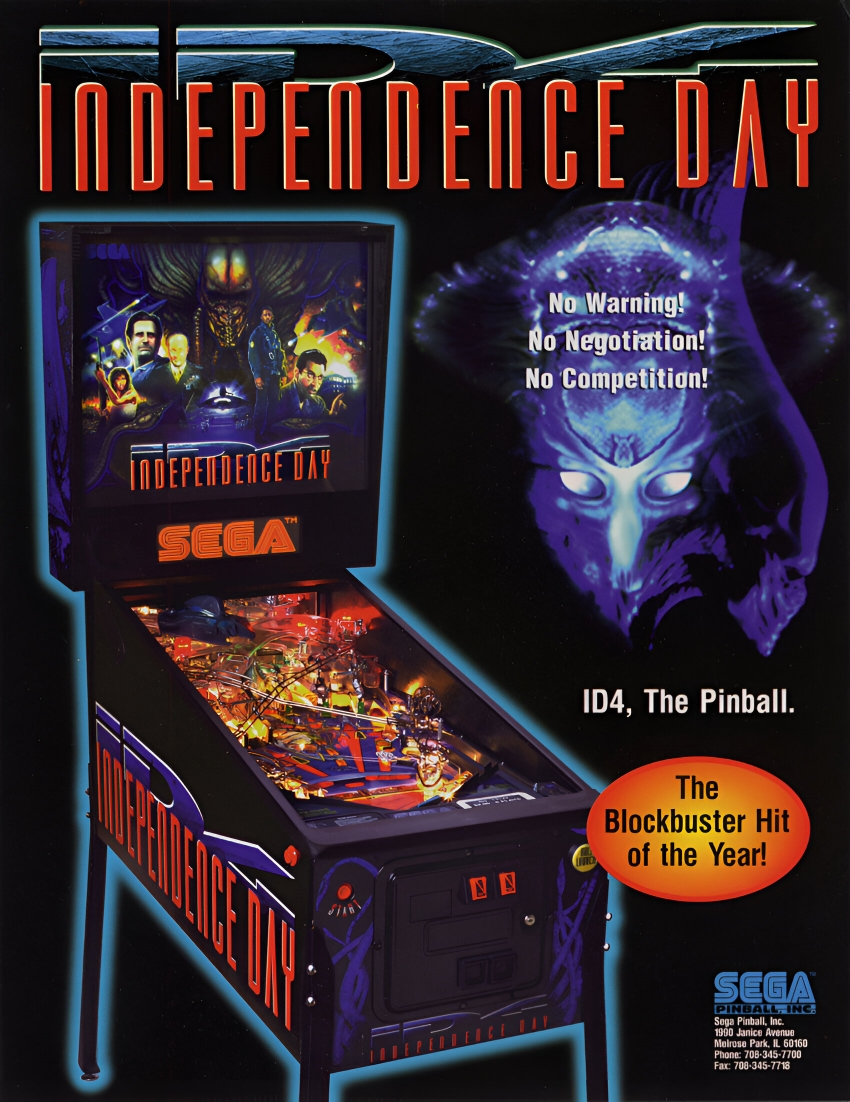 Independence Day flyer (Sega)