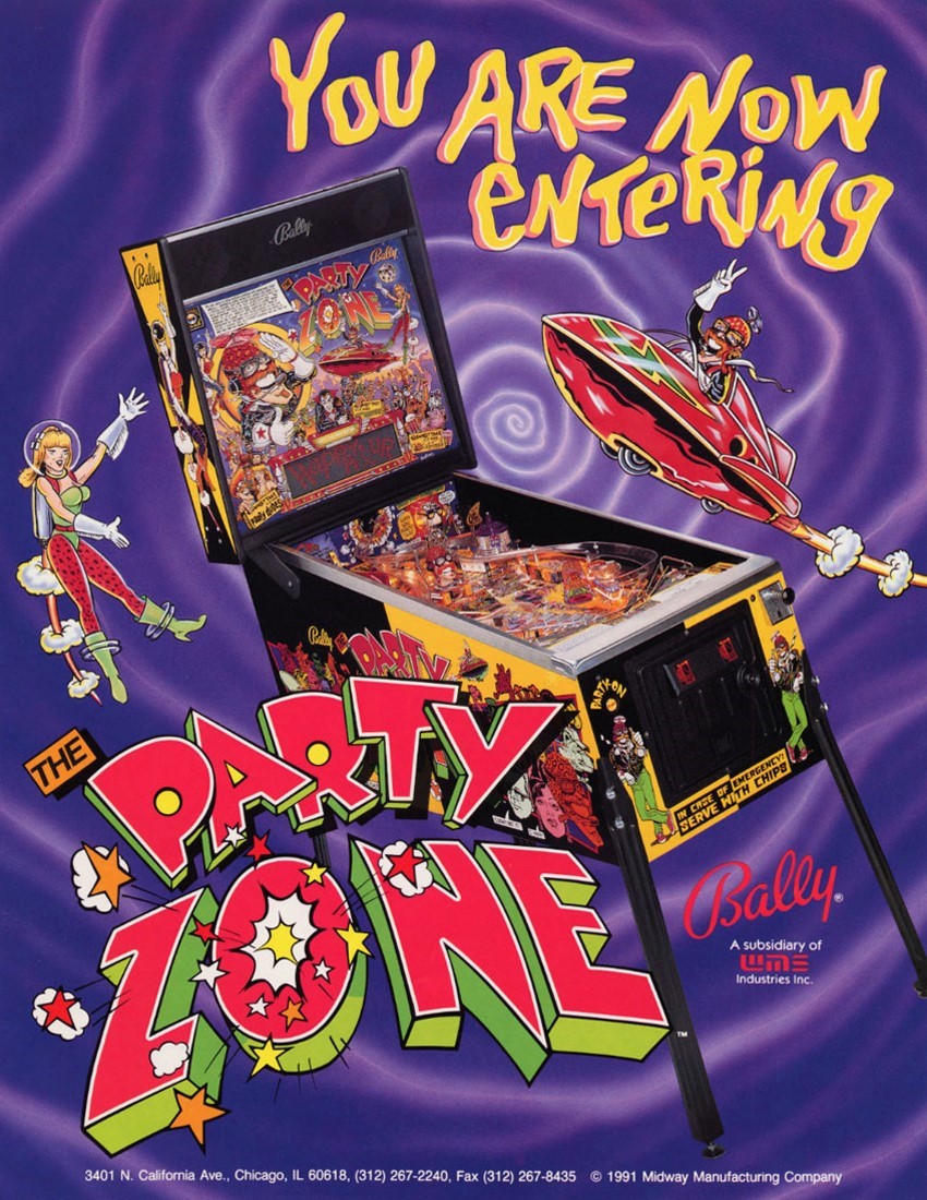 Party Zone Flyer (Bally)