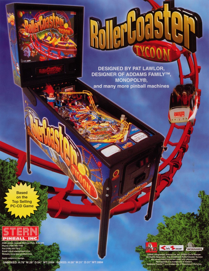 Roller Coaster Tycoon Flyer (Stern)