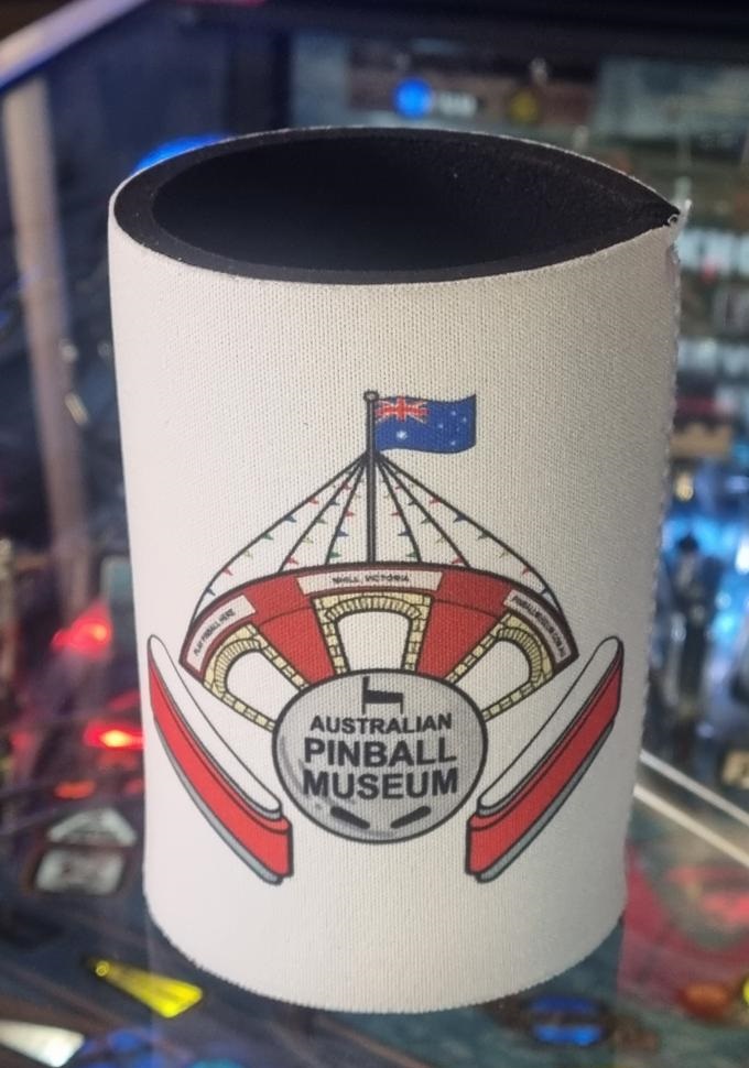 APM Stubby Holder - Museum Building Logo [White]