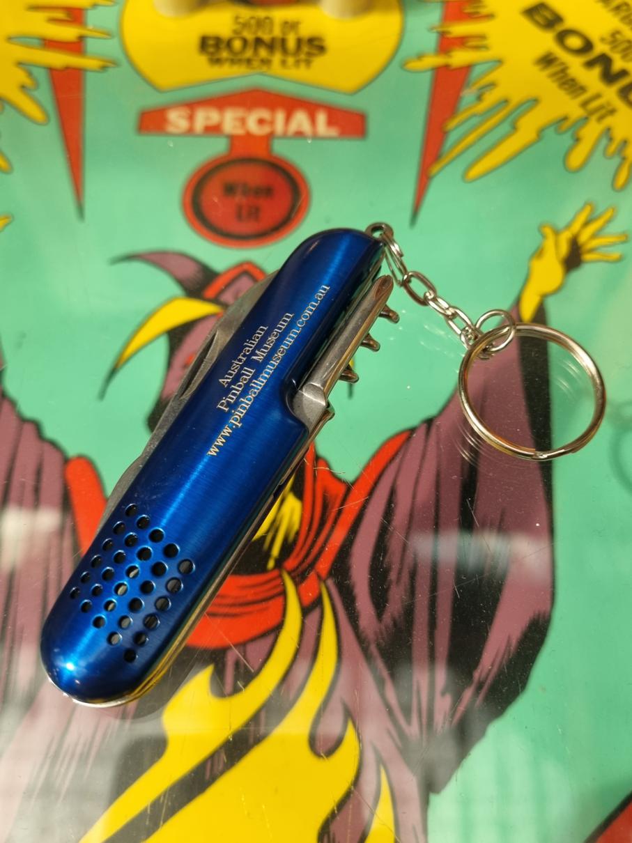 APM Swiss Army Knife Keyring - Blue